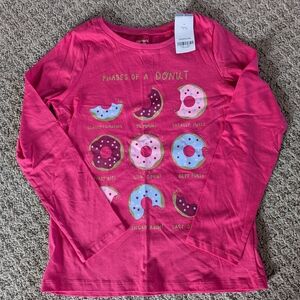 Pink Donut Phases Kids Shirt